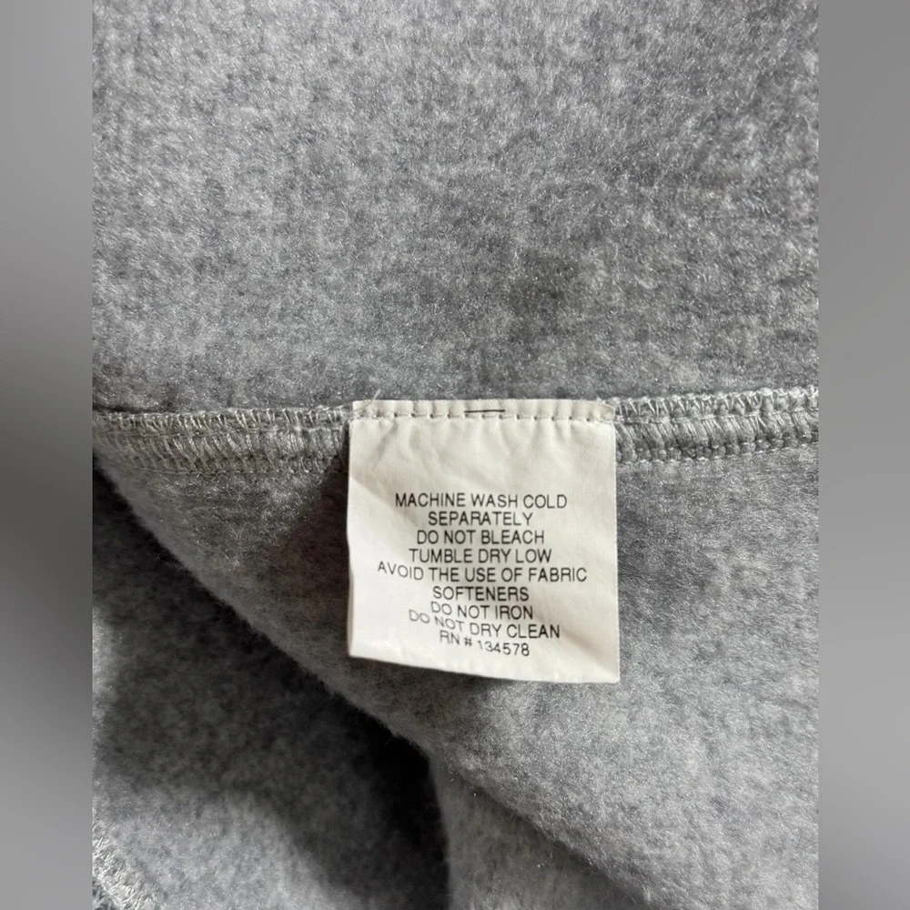 Vineyard Vines Heather Gray Full Zip Sweater Vest Unisex Size L (16)